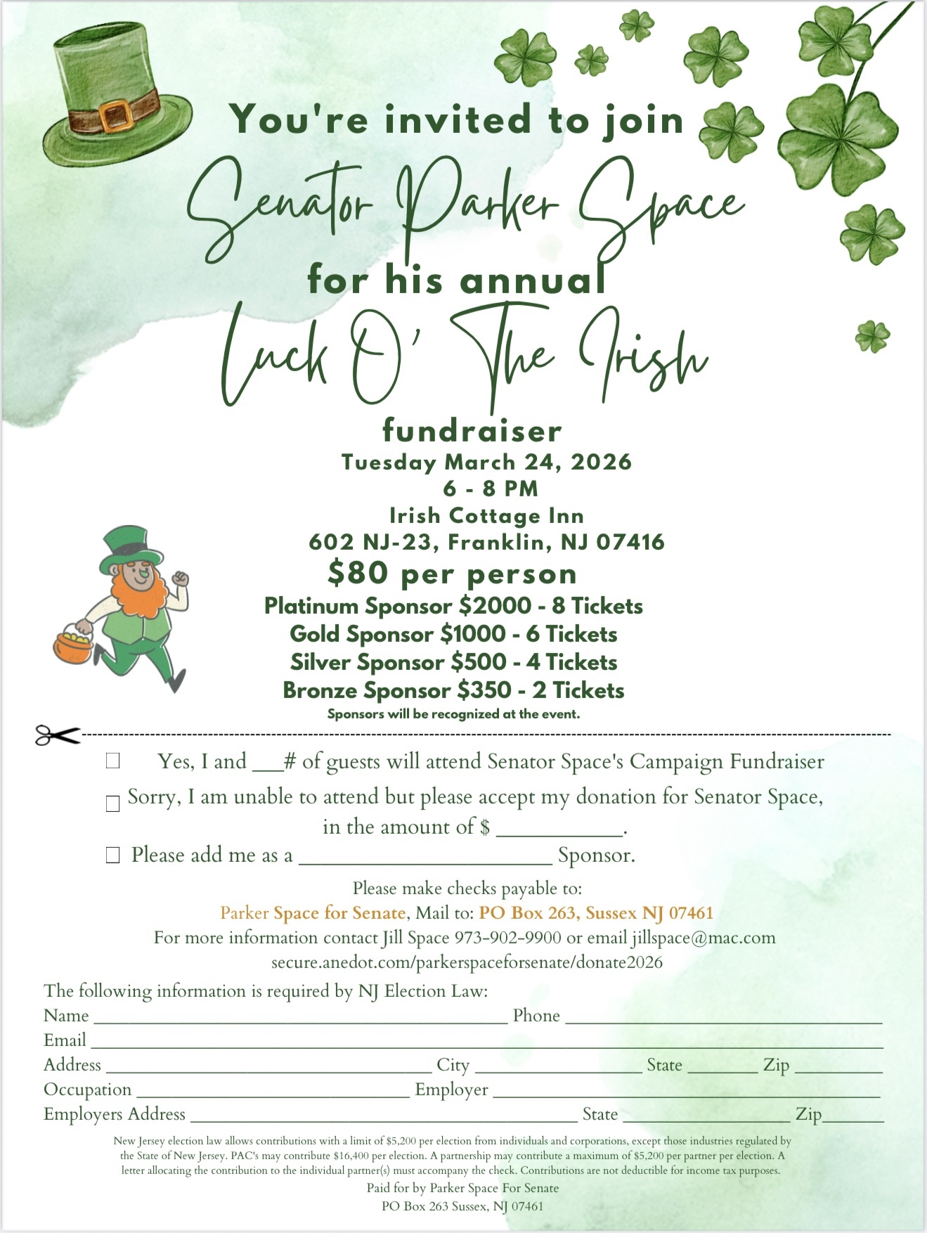 Support - Parker Space for Senate