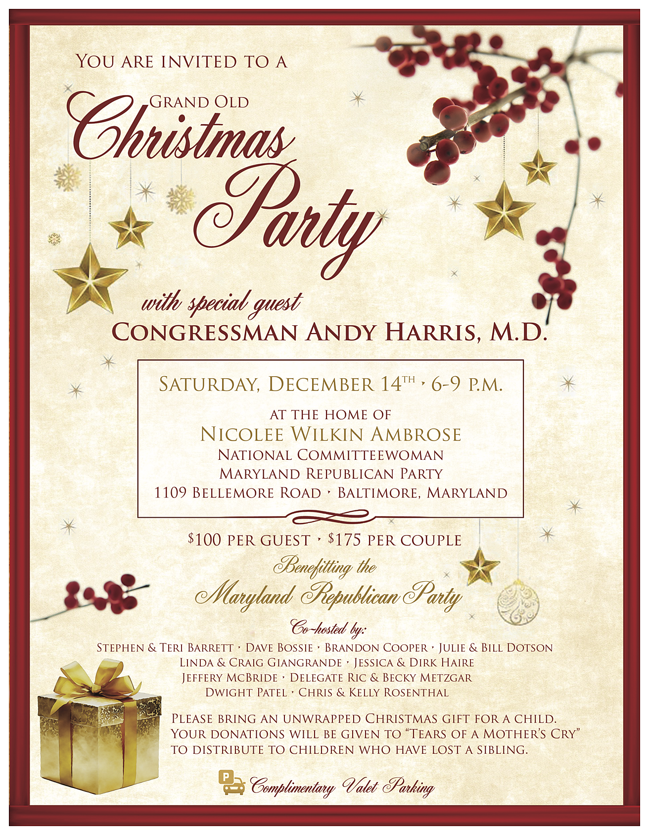 Maryland Republican Party: 2019 Grand Old Christmas Party