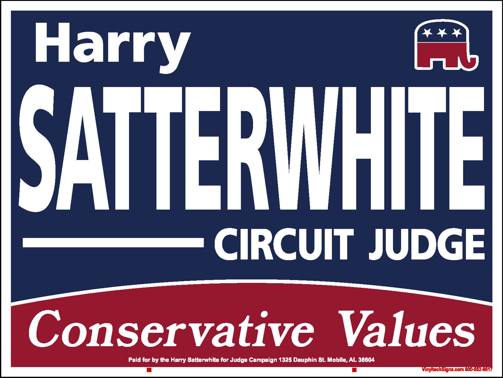 Harry Satterwhite Campaign for Judge: Donate