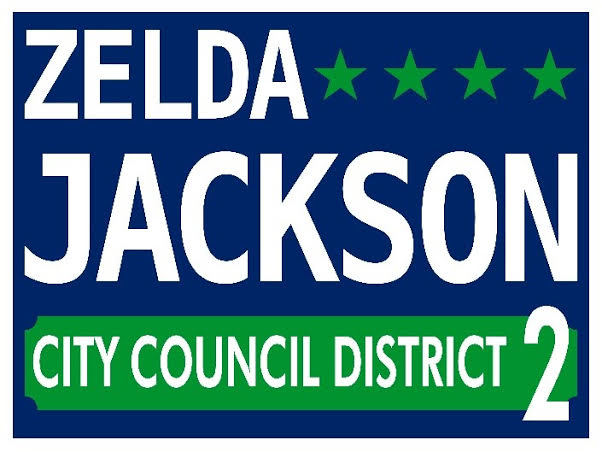 Zelda Jackson for District 2: Thank you for your donation & support!