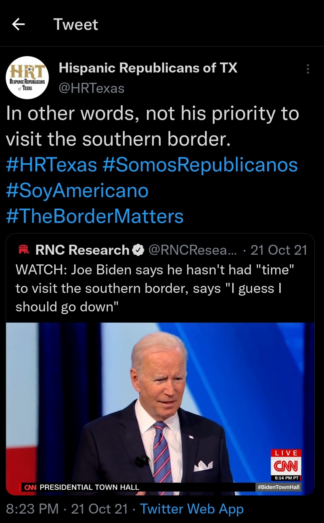 Hispanic Republicans of Texas: Border Security