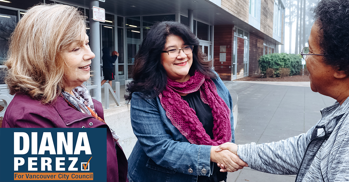 Elect Diana Perez: Donate to Diana Perez for Vancouver City Council