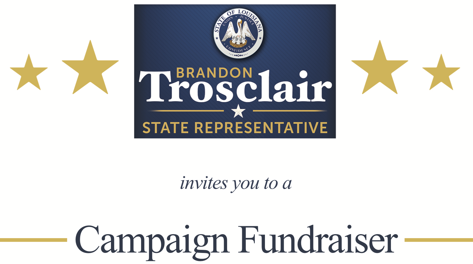 Brandon Trosclair Campaign: General Fund (copy)