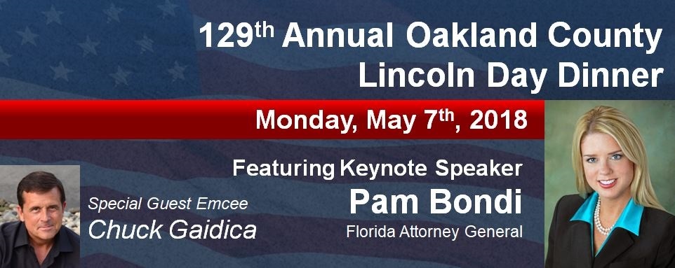 Oakland County Republican Party: 2018 Lincoln Day Dinner