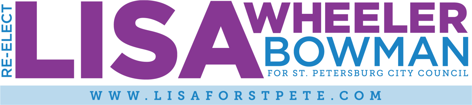 Lisa Wheeler-Bowman for St. Pete City Council: Website Contribution