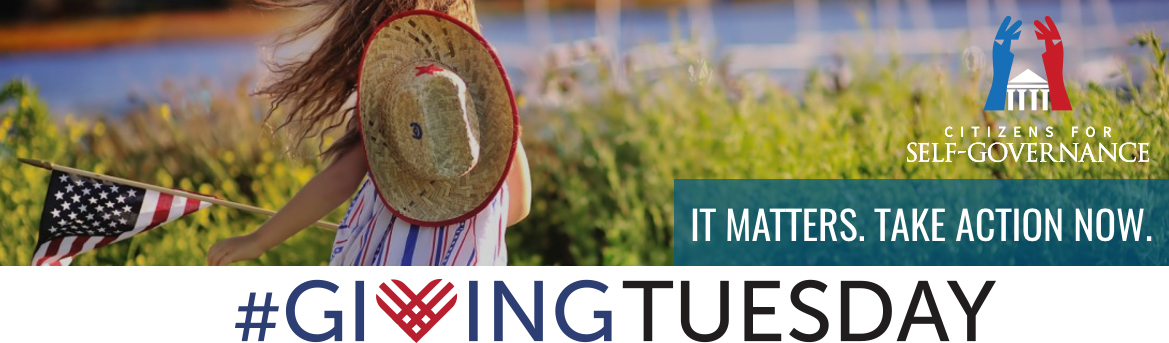 Citizens for Self Governance: 2017 CSG Giving Tuesday