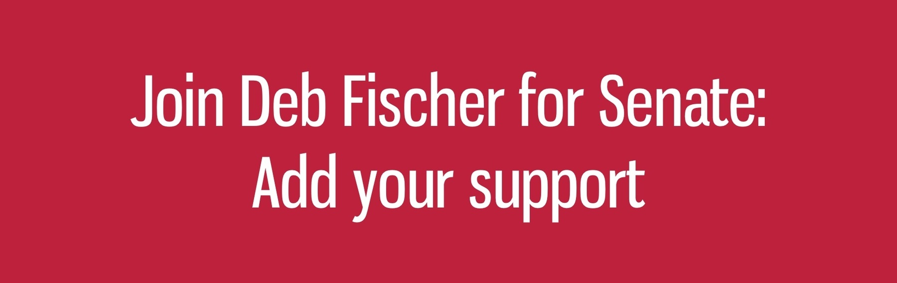 Deb Fischer for US Senate: Deb Fischer for Senate