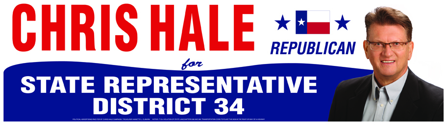 Chris Hale for State Representative: Website Link