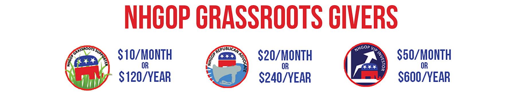 New Hampshire Republican State Committee: Grassroots Circle