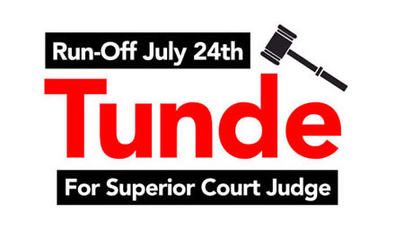Committee to Elect Tunde Akinyele Judge: Donate to Tunde