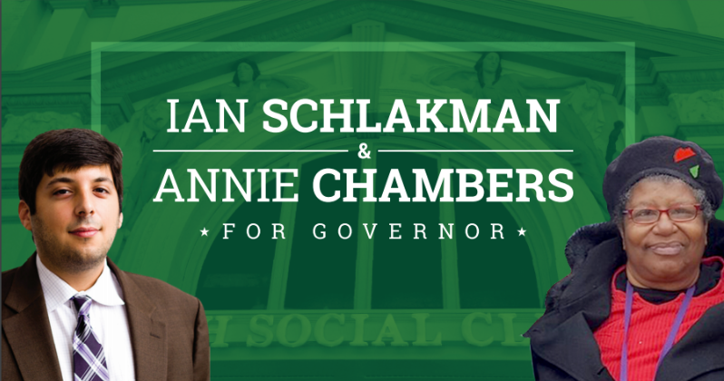 Ian Schlakman & Annie Chambers for Governor Slate: Donate to Our Campaign Today!