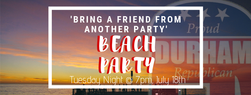 Durham GOP: 2019 Beach Party