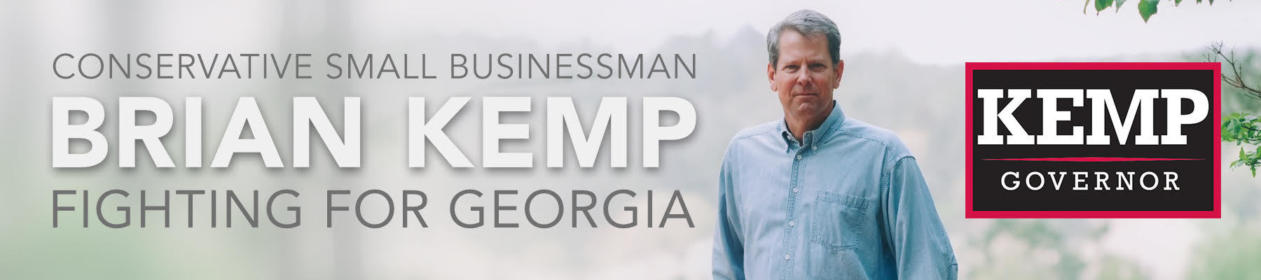 Kemp for Governor: Donate Now!