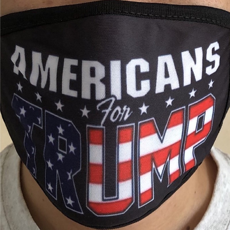 Stanislaus Republican Central Committee: American for TRUMP Facemask