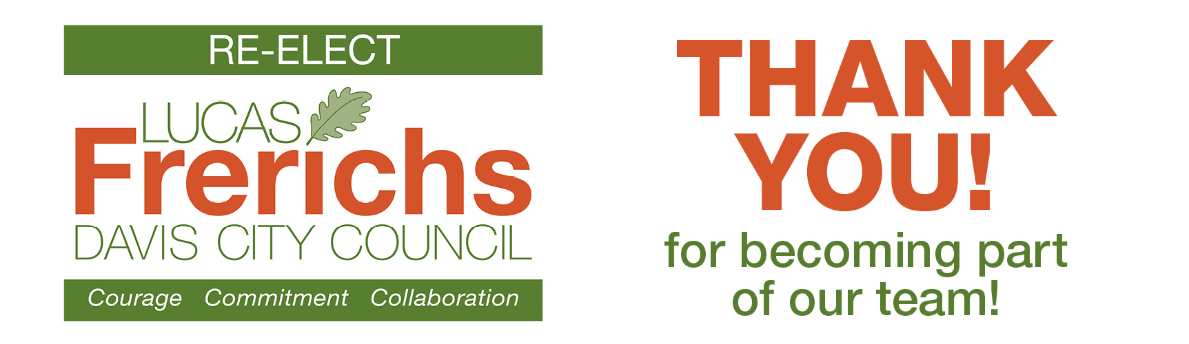 Lucas Frerichs for Davis City Council 2020: Thank You For Your Support!