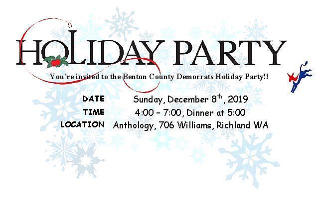 Democrats of Benton County, WA: Holiday Party 2019