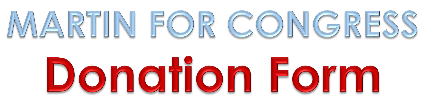 Martin For Congress: MARTIN FOR CONGRESS