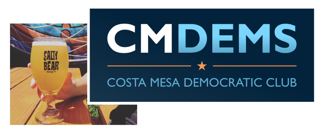 COSTA MESA DEMOCRATIC CLUB: CMDC Salty Bear Fundraiser (July 19, 2021 at 6:30pm)