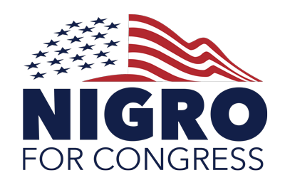 Nigro for Congress: Website Splash